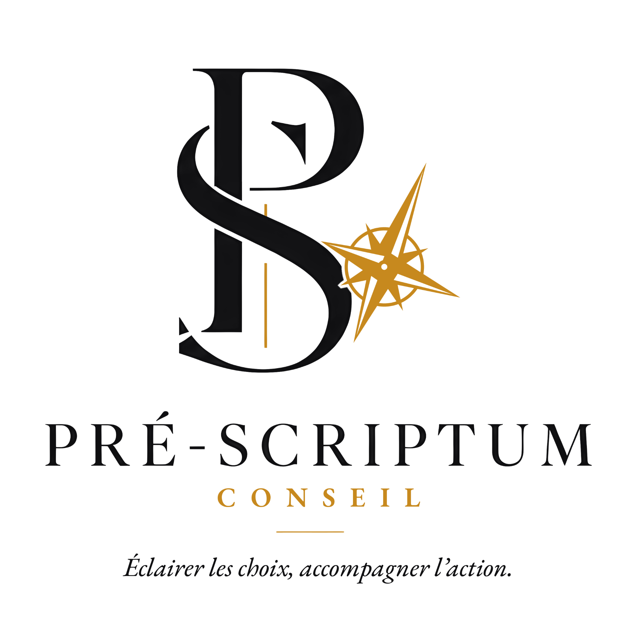 Logo officiel PRÉ-SCRIPTUM Conseil